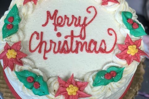 Tasty Pastry Custom Christmas Cake