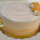 Round Ribbon Rose Cake