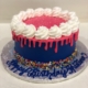 Drip Round Birthday Cake